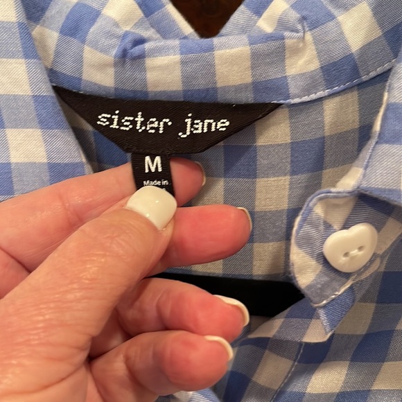 Sister Jane Gingham Dress đ Medium like NEW! - Picture 2 of 8